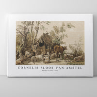 Cornelis ploos van amstel - Herder bij stal-1821