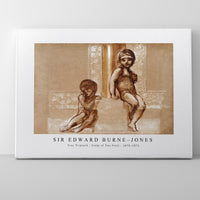Sir Edward Burne Jones - Troy Triptych - Study of Two Putti (1870–1872)