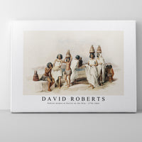 David Roberts - Nubian women at Kortie on the Nile-1796-1864