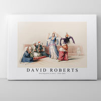 David roberts - Dancing girls at Cairo-1796-1864