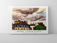 
              Henry Lyman Sayen - Rooftops and Clouds, Paris 1910-1912
            