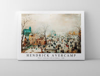 
              Hendrick Avercamp - Winter Landscape with Ice Skaters 1608
            