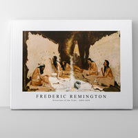 Frederic Remington - Historians of the Tribe-1890-1899