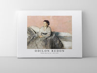 
              Odilon Redon - Madam Rene de Gas 1872-1873
            