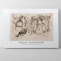 Paul Gauguin - Angel, Peacock, and Three Tahitians 1902