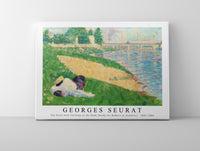 
              Georges Seurat - The Seine with Clothing on the Bank (Study for Bathers at Asnières) 1883-1884
            