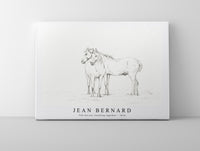 
              Jean Bernard - Two horses standing together (1816)
            