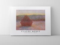
              Claude Monet - Haystacks, Thaw, Sunset 1890-1891
            