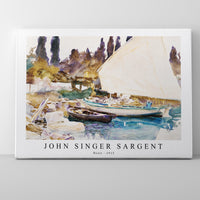 John Singer Sargent - Boats (1913)