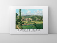 
              Camille Pissarro - Landscape at Les Pâtis, Pontoise 1868
            