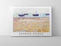 
              Georges Seurat - Four Boats at Grandcamp (Quatre bateaux Ã Grandcamp) 1885
            