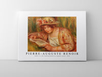 
              Pierre Auguste Renoir - Andrée in a Hat, Reading (Andrée en chapeau, lisant) 1918
            
