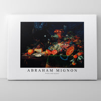 Abraham Mignon - Fruits and oysters