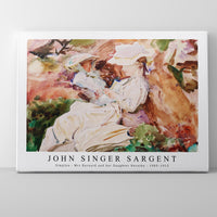 John Singer Sargent - Simplon - Mrs Barnard and her Daughter Dorothy (ca. 1905–1915)