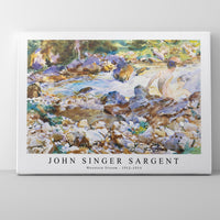 John Singer Sargent - Mountain Stream (ca. 1912–1914)