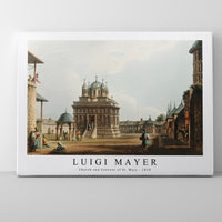 Luigi Mayer - Church and Convent of St. Mary 1810