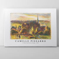 Camille Pissarro - A Church and Farm at Éragny 1890
