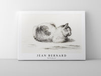 
              Jean Bernard - Reclining cat
            