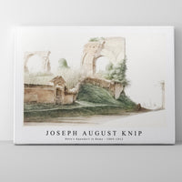 Joseph August Knip - Nero’s Aqueduct in Rome (ca. 1809–1812)