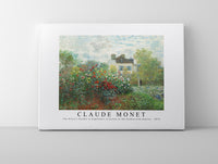 
              Claude Monet - The Artist's Garden in Argenteuil, A Corner of the Garden with Dahlias 1873
            