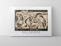 
              Paul Gauguin - A Horse and Birds, headpiece for Le sourire 1889
            