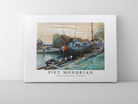 
              Piet Mondrian - Drydock at Durgerdam 1898-1899
            
