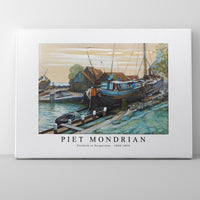 Piet Mondrian - Drydock at Durgerdam 1898-1899
