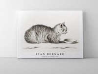 
              Jean Bernard - Lying cat for a dish (1812)
            
