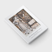 Sir Edward Burne Jones - Pyramus and Thisbe - Pyramus Draws His Sword to Slay Himself (1866)