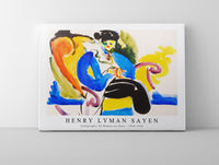 
              Henry Lyman sayen - Calligraphic #2 Woman on Chair 1914-1918
            
