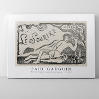 Paul Gauguin - Tahitian Woman, headpiece for Le sourire 1899-1900