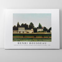 Henri Rousseau - Landscape and Four Fisherman (Paysage et quatre pêcheurs à la ligne) 1909