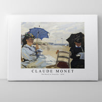 Claude Monet - The Beach at Trouville 1870