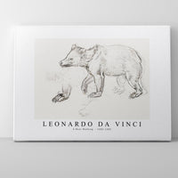Leonardo Da Vinci - A Bear Walking 1482-1485