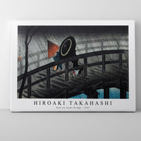 Hiroaki Takahashi - Rain on Izumi Bridge (1927)