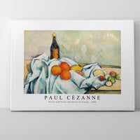 Paul Cezanne - Bottle and Fruits (Bouteille et fruits) 1890