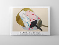 
              Kamisaka Sekka - Girl in fan from Momoyogusa–Flowers of a Hundred Generations (1909)
            