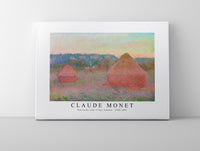 
              Claude Monet - Haystacks, End of Day, Autumn 1890-1891
            