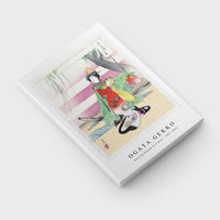 Ogata Gekko - Dancing Woman by a Boat (1887–1896)