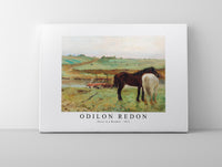 
              Odilon Redon - Horse in a Meadow 1871
            