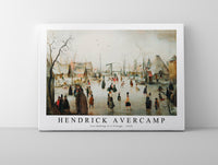 
              Hendrick Avercamp - Ice-skating in a Village 1610
            
