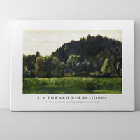 Sir Edward Burne Jones - Landscape - Study painting in high resolution by Sir Edward Burne–Jones (2)