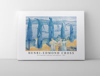 
              Henri Edmond Cross - The Promenade; Landscape with Cypresses 1897
            