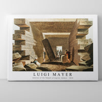 Luigi Mayer - Interior of the Temple of Jupiter Ammon 1810