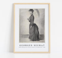 
              Georges Seurat - Woman Walking with a Parasol (study for La Grande Jatte) 1884
            