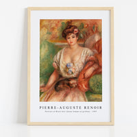 Pierre Auguste Renoir - Portrait of Misia Sert (Jeune femme au griffon) 1907