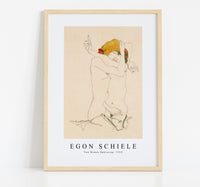 
              Egon Schiele - Two Women Embracing 1913
            
