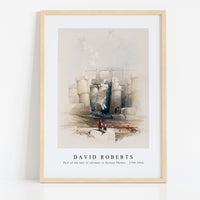 David Roberts - Part of the hall of columns at Karnak Thebes-1796-1864