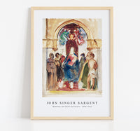 
              John Singer Sargent - Madonna and Child and Saints (ca. 1895–1915)
            