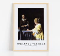 
              Johannes Vermeer - Mistress and Maid 1666-1667
            